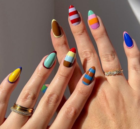 unhas serpentina carnaval