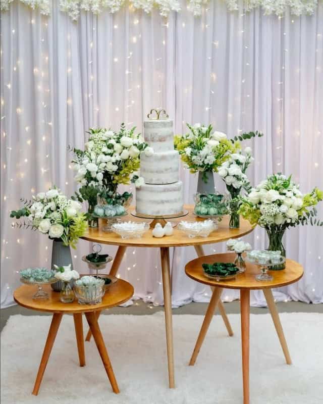 casamento simples decoração