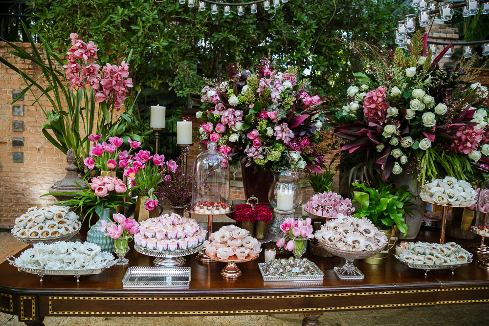 decoração de mesa de casamento