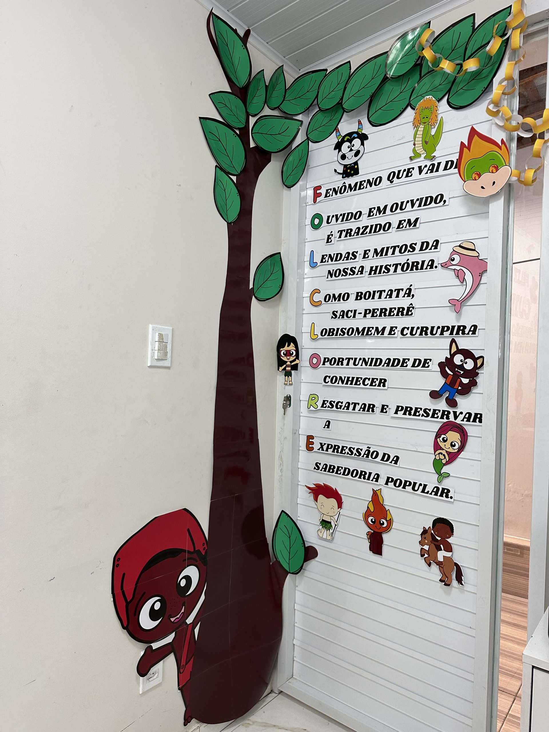 como fazer painel de folclore brasileiro