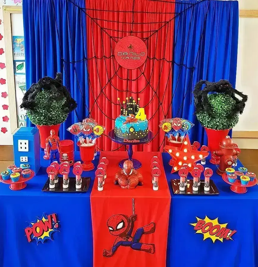 ideias festa homem aranha infantil