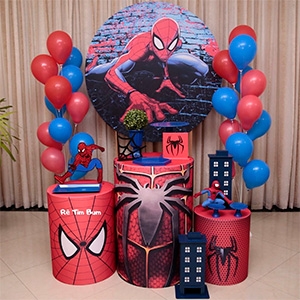 como fazer decoração homem aranha passo a passo