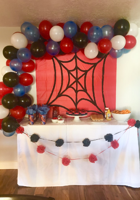 como fazer decoração homem aranha passo a passo