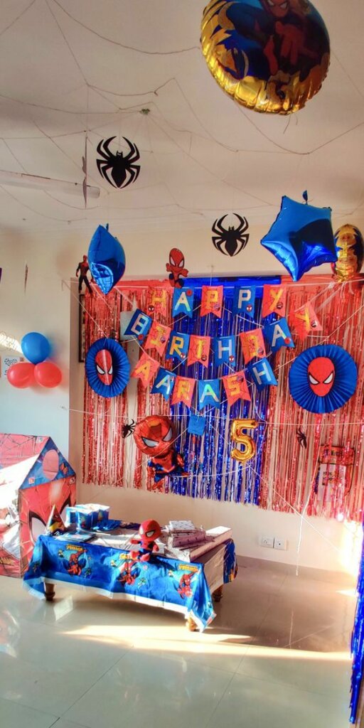 painel homem aranha fácil