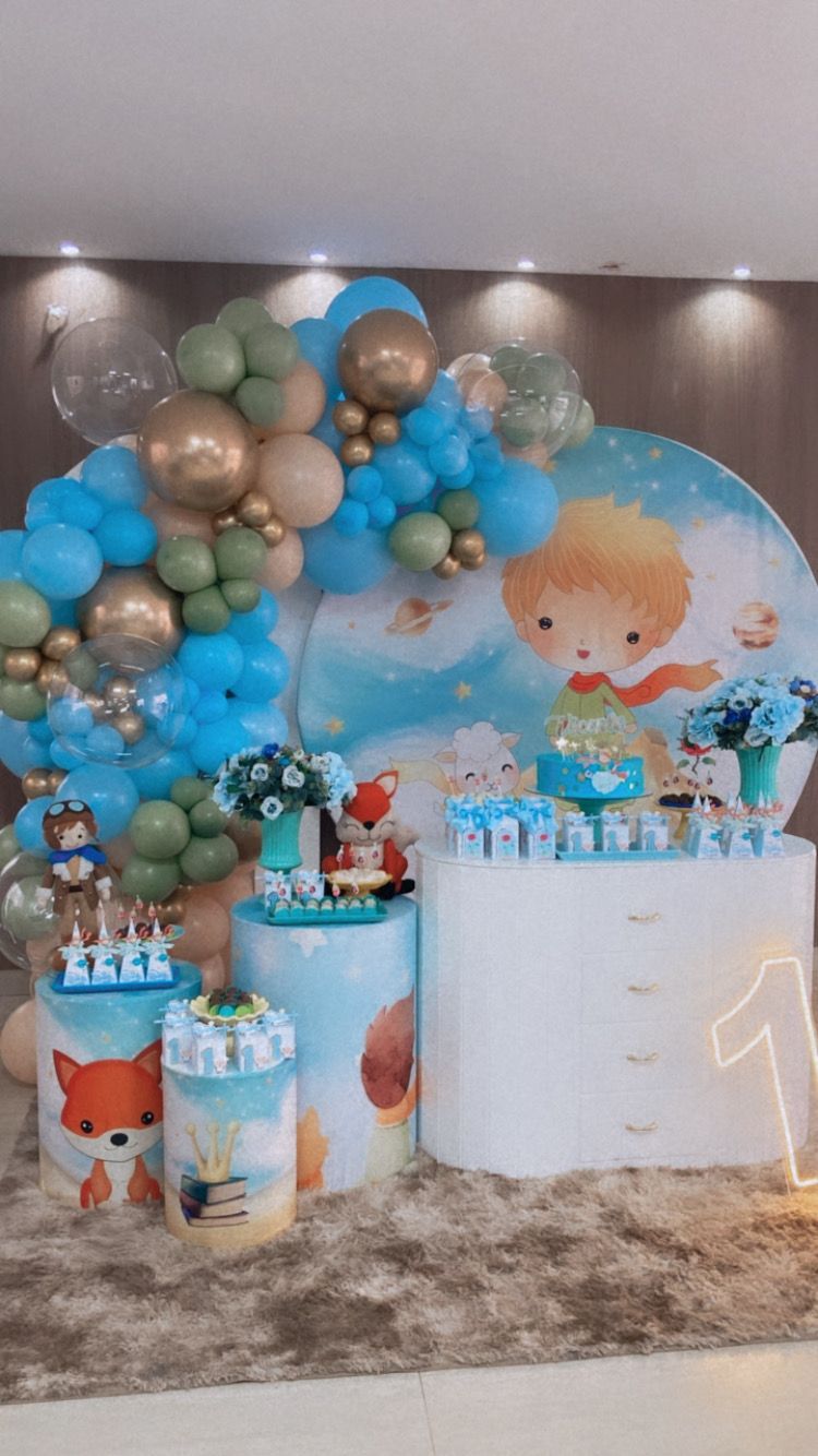 ideias criativas decoração pequeno príncipe festa
