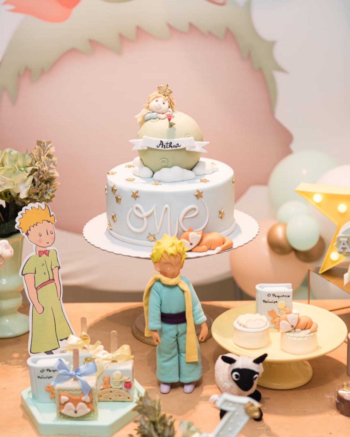 decoração do pequeno príncipe simples