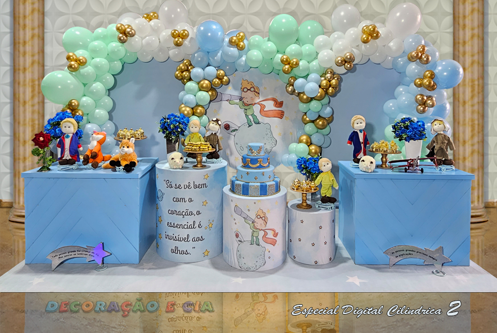 decoração do pequeno príncipe simples