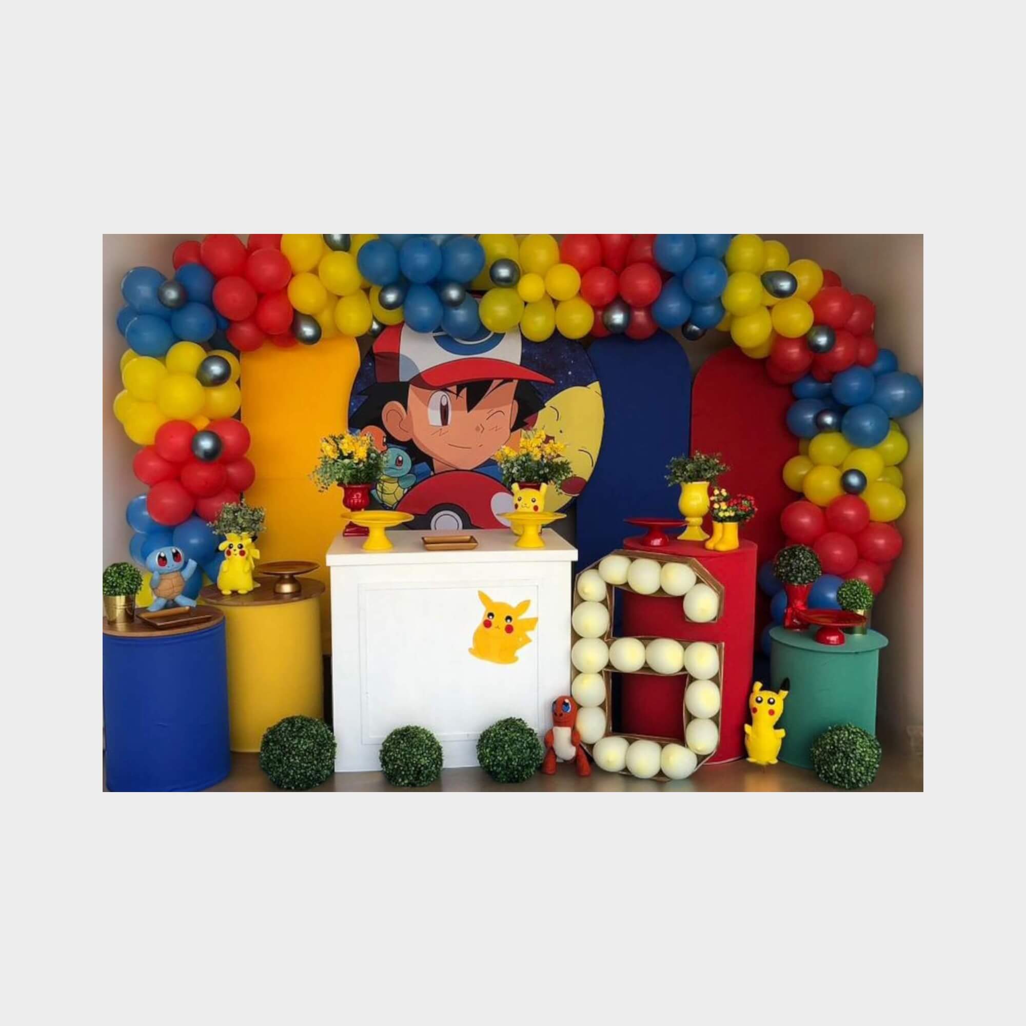 decoração pokemon para festa de aniversário