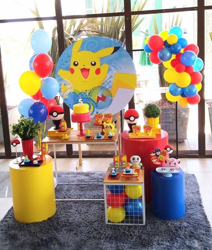 decoração pokemon para festa de aniversário