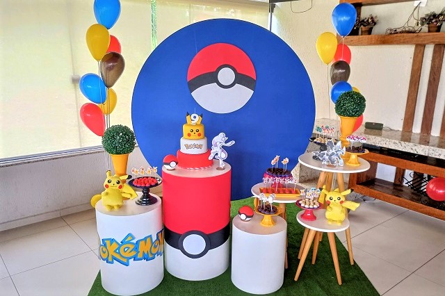 decoração pokemon simples e barata