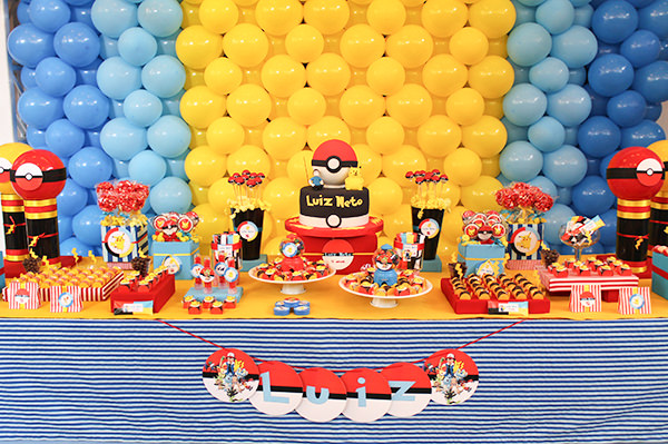 decoração pokemon para sala de jogos