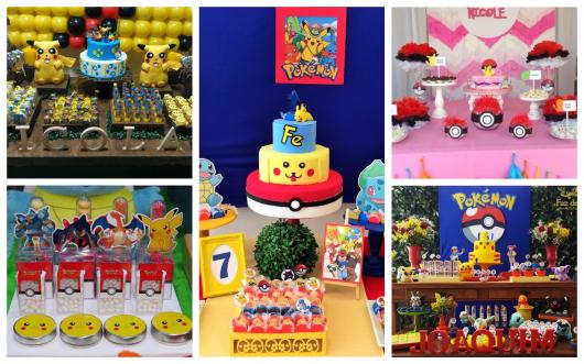 decoração pokemon para festa de aniversário