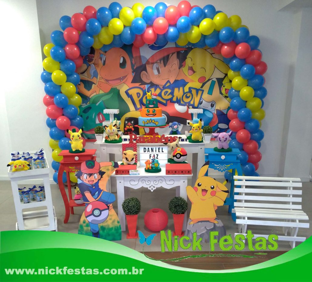 decoração pokemon simples e barata