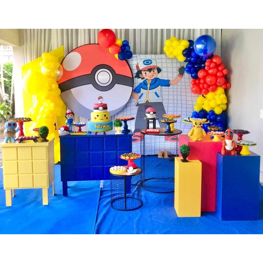 decoração pokemon para sala de jogos