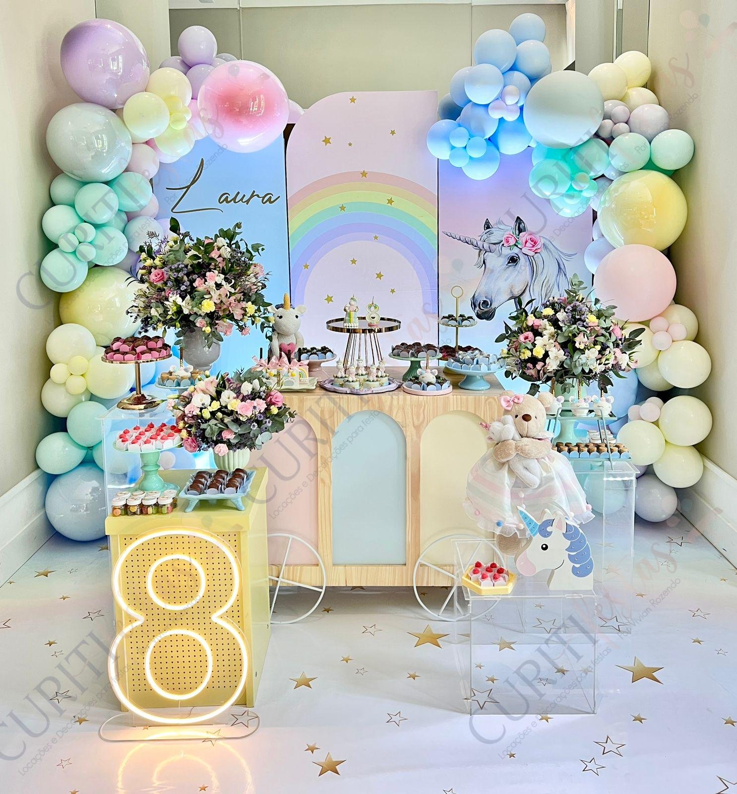 decoração unicórnio infantil barata e bonita