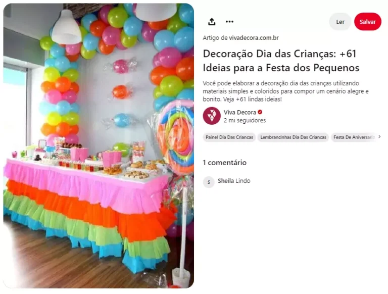 temas de decoração dia das crianças para inspirar