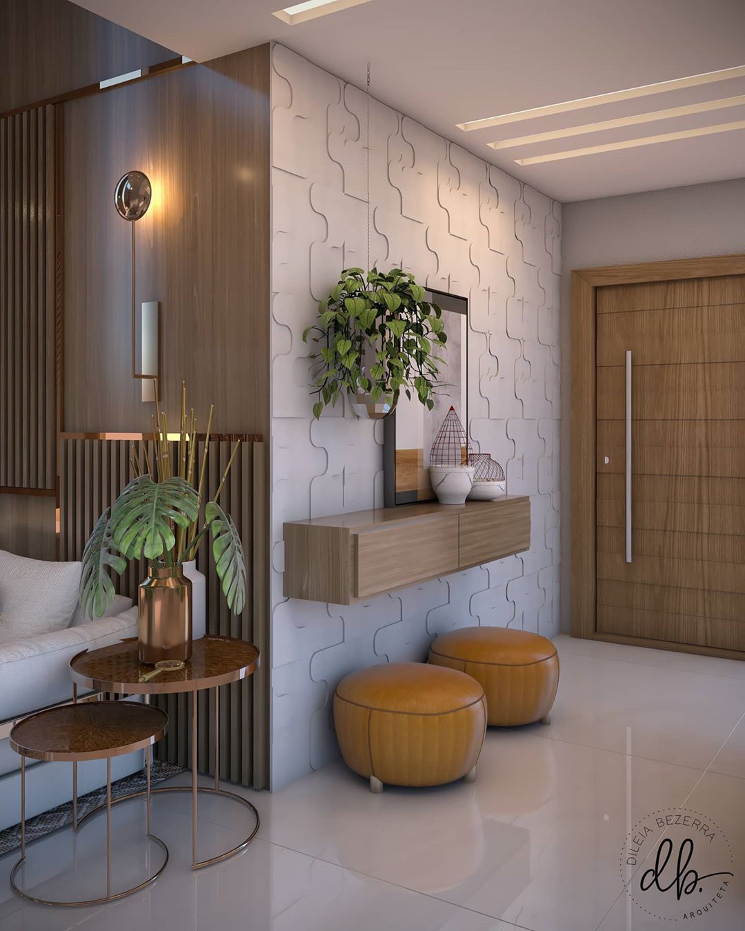 ideias criativas para decorar entrada de casa