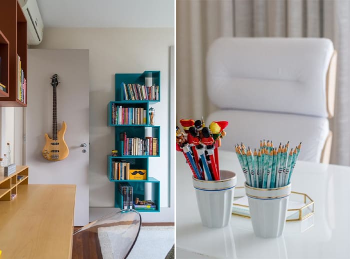 escritório em casa moderno vs clássico