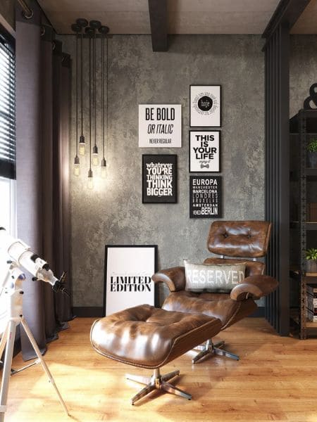 decoração loft industrial