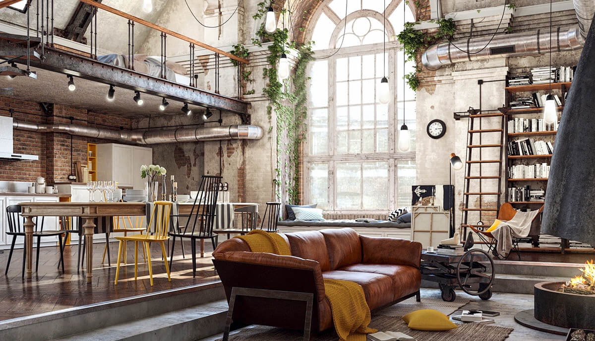 móveis estilo industrial