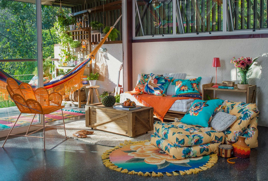 decoração farmhouse com cores neutras