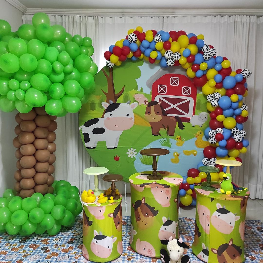 decoração festa 1 ano menino simples