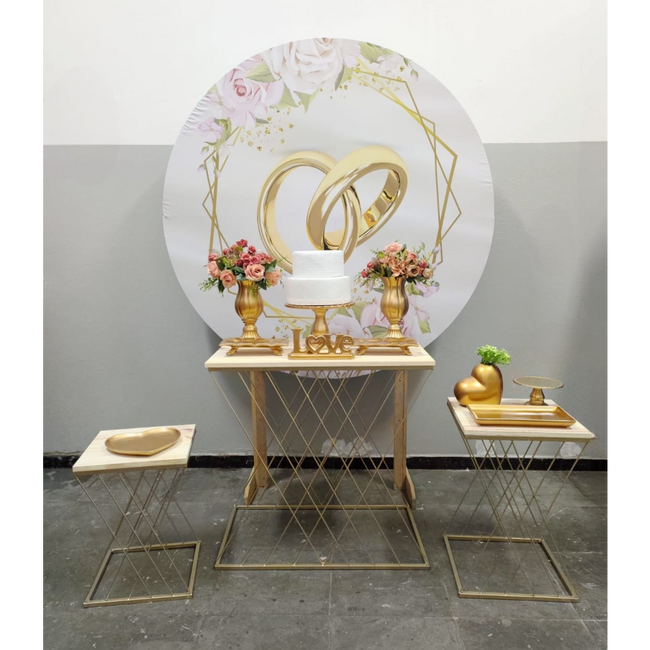 significado bodas de ouro decoração