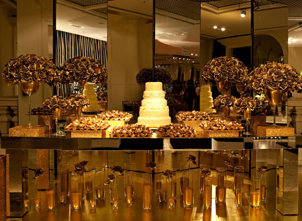 tendências decoração bodas de ouro 2026