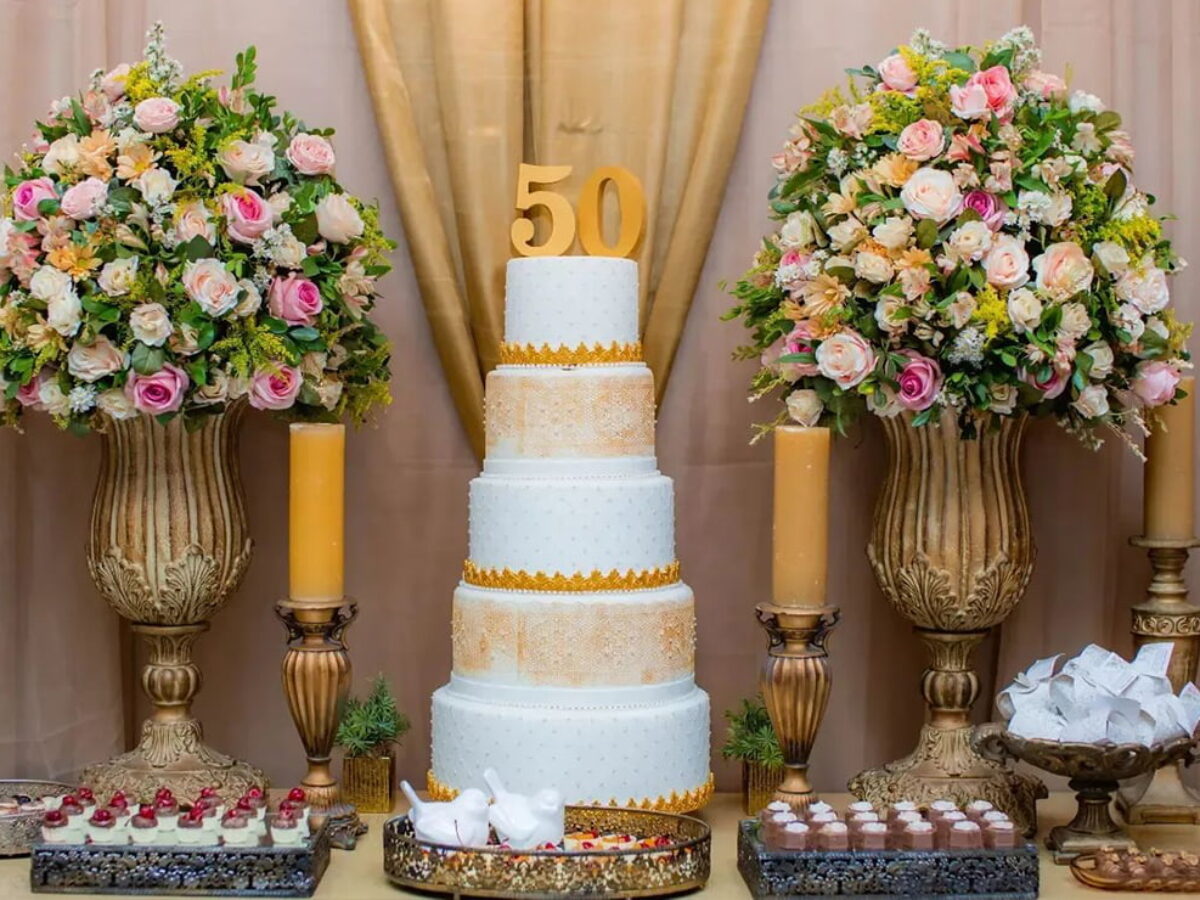 cores para bodas de ouro