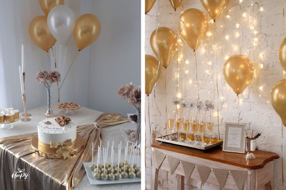 cores para bodas de ouro