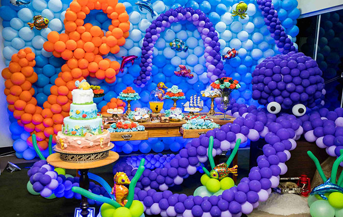 decoração festa infantil tema unicórnio