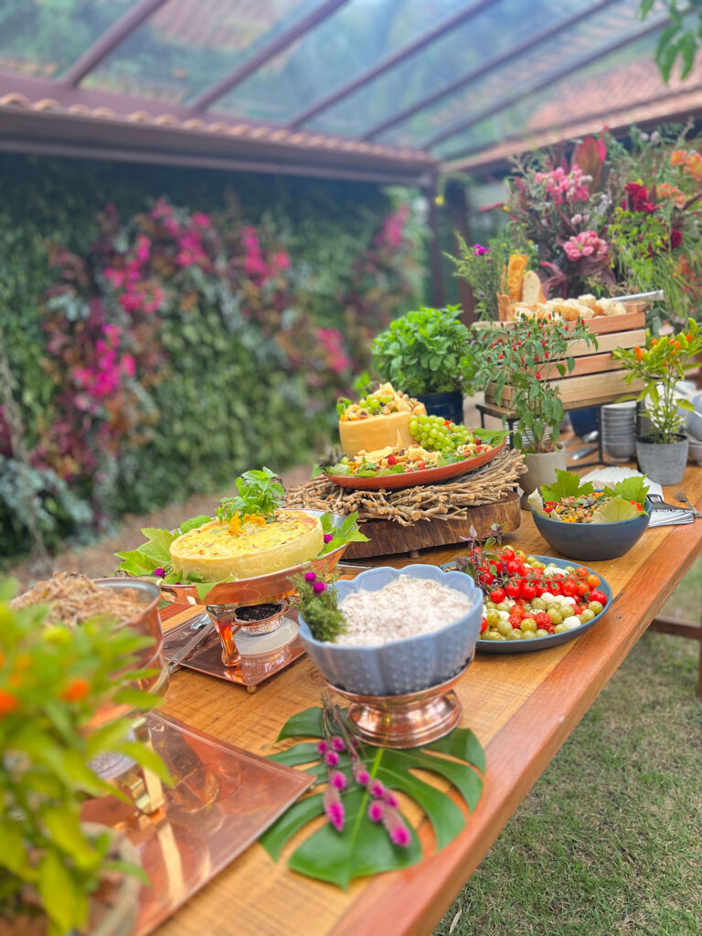 mesa buffet empresa simples