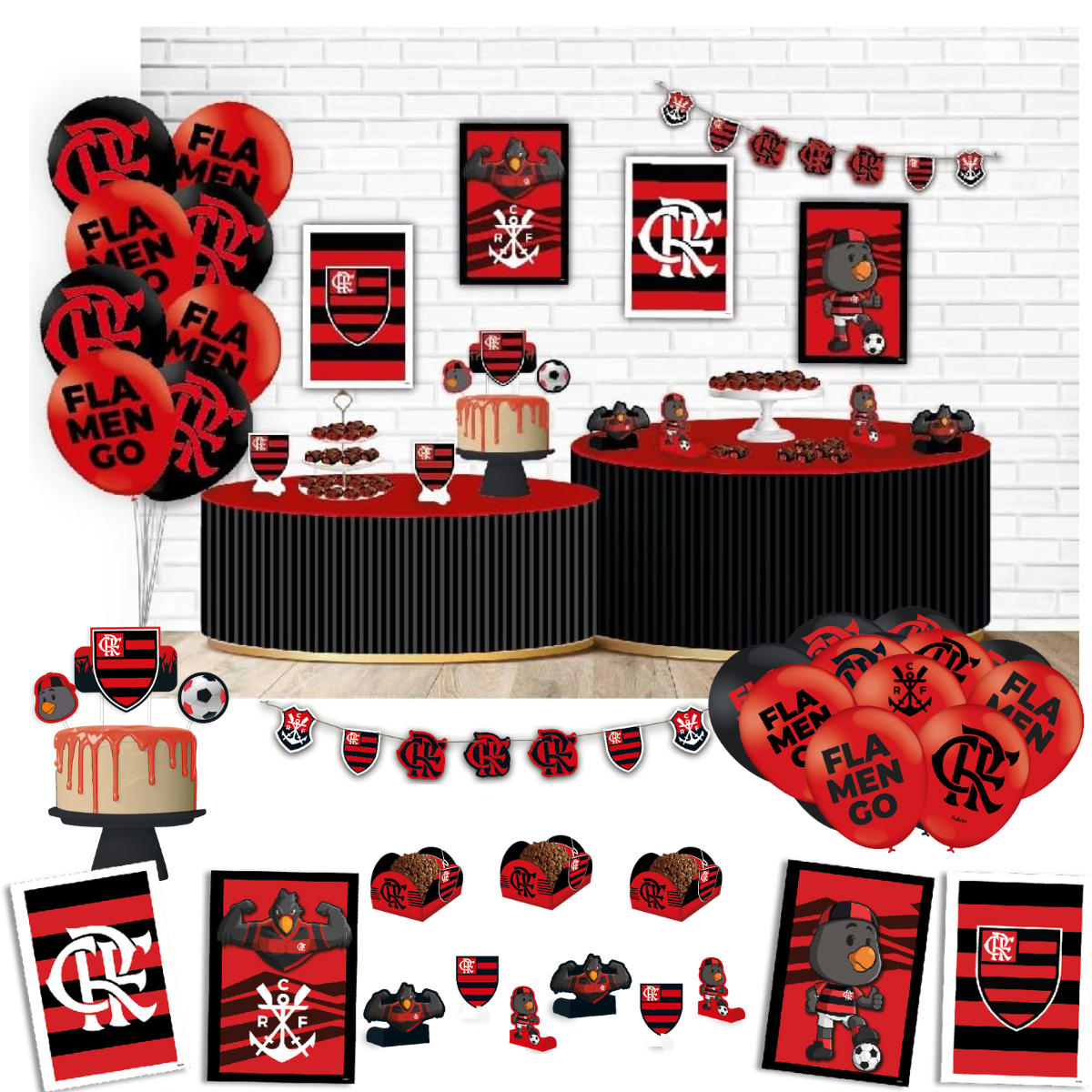 quanto custa decorar festa flamengo completa