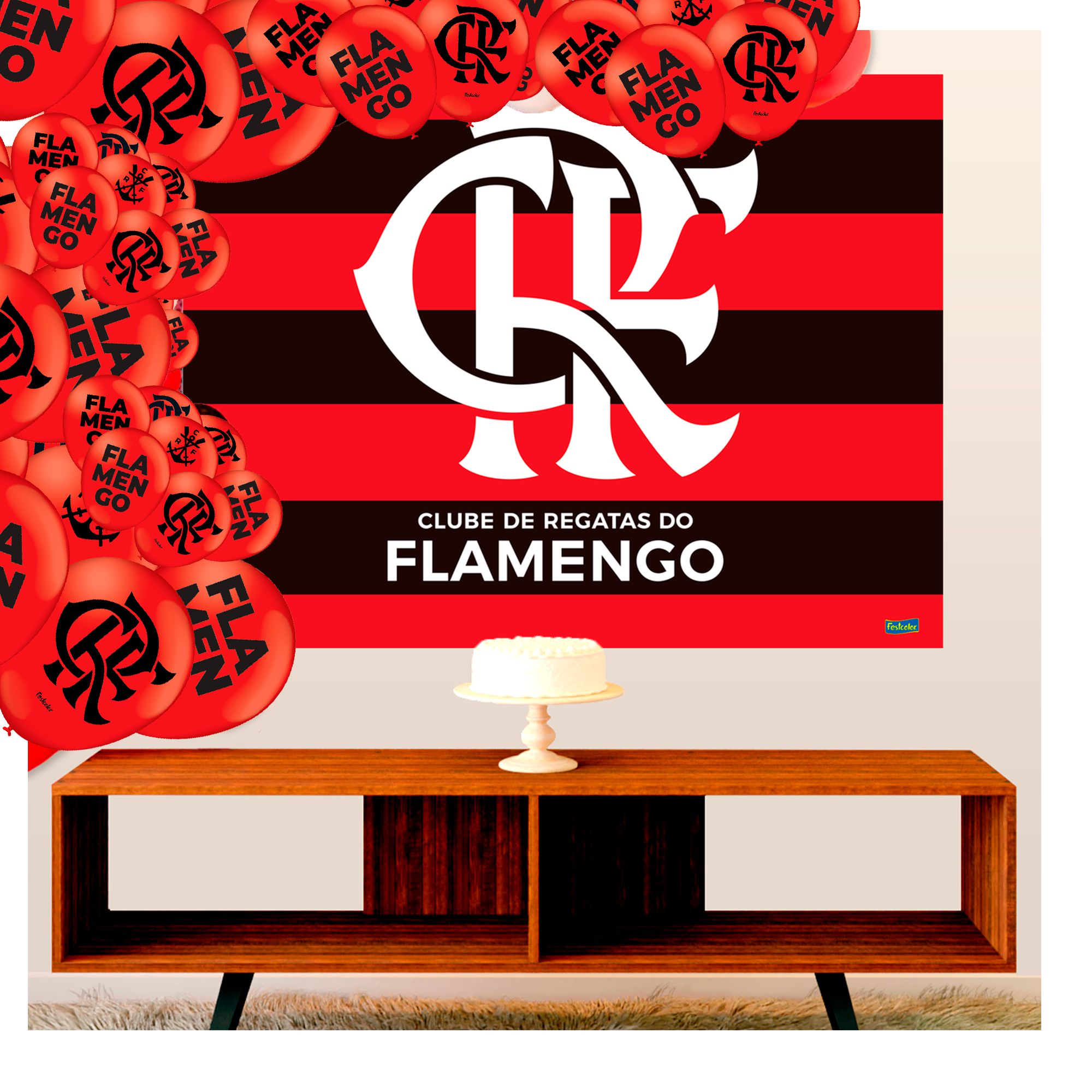 decoração festa flamengo