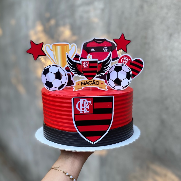 decoração festa flamengo vs tema futebol genérico