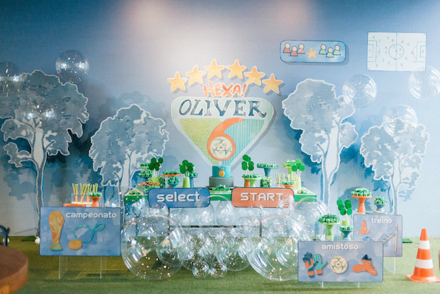 decoracao festa dinossauros modernos menino