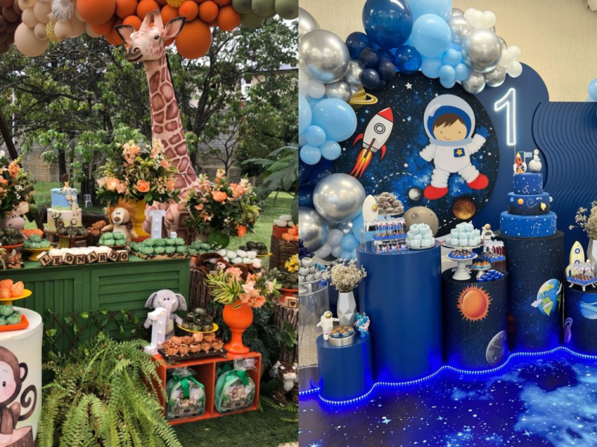 como economizar decoracao festa menino