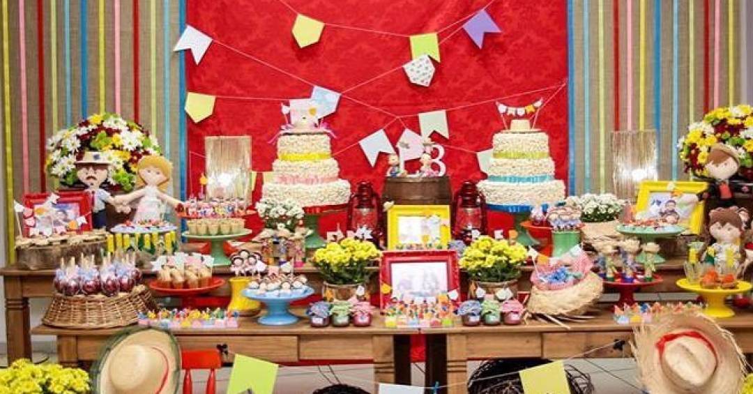 como economizar na decoração festa junina infantil