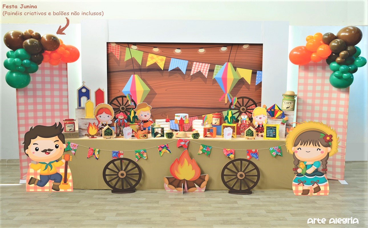 10 ideias criativas decoração festa junina infantil simples