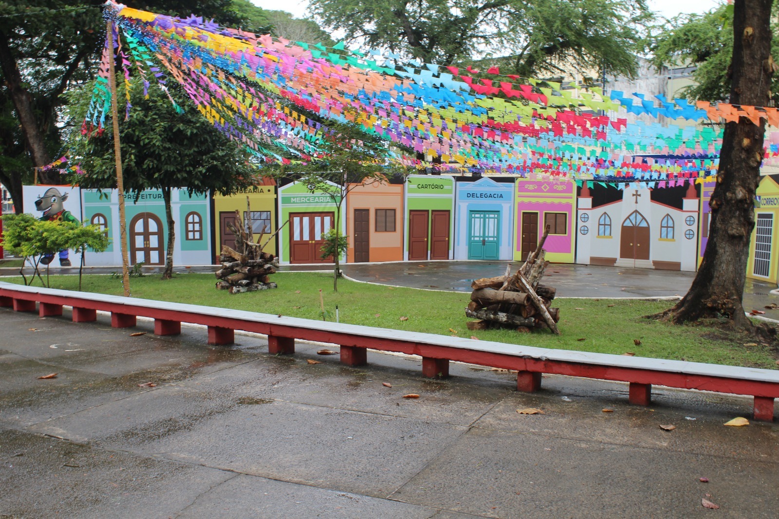 decoração festa junina vila