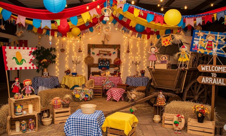 10 ideias criativas decoração vila junina simples