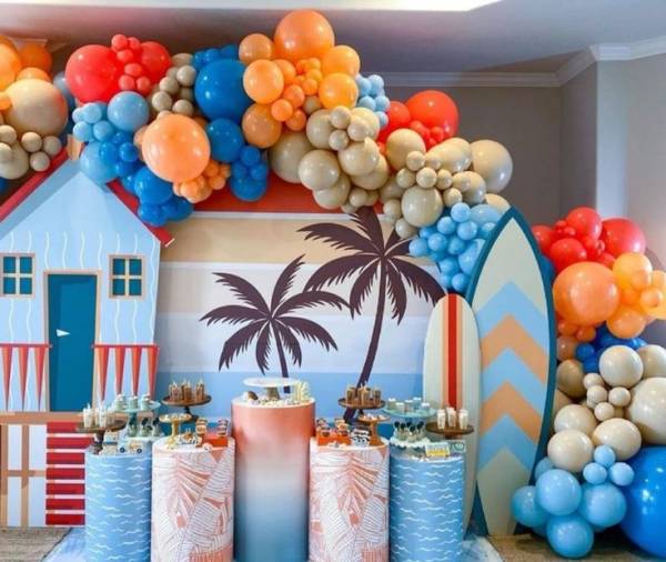 como fazer painel de festa tardezinha simples