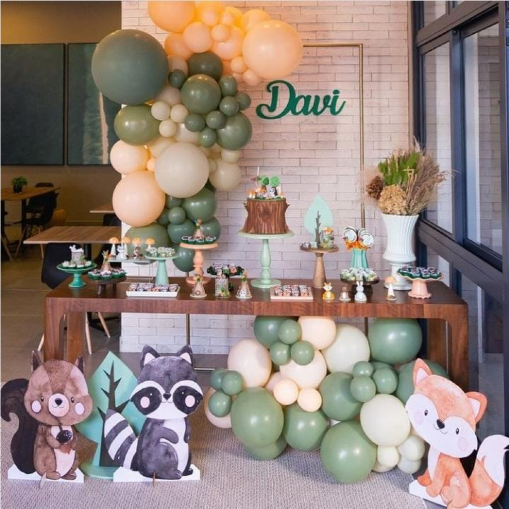 decoração floresta