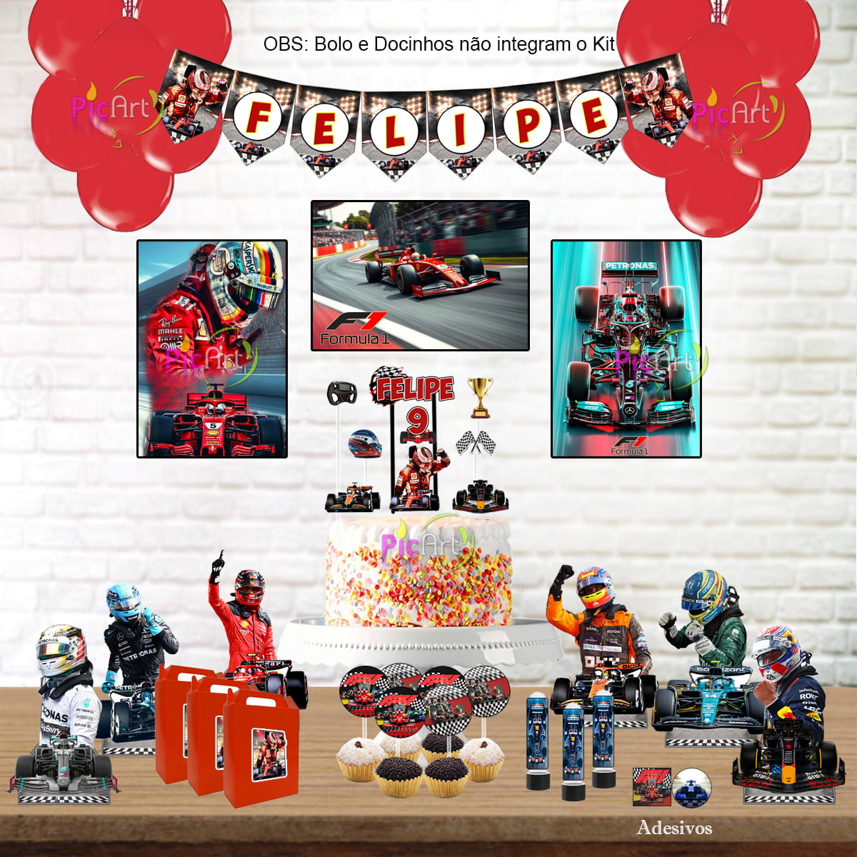 como usar peças reais de formula 1 na decoração