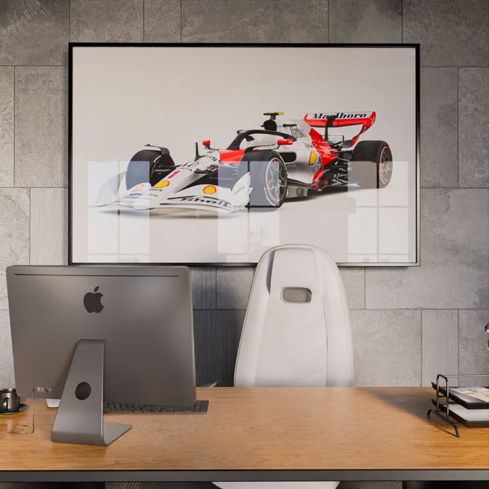 decoração formula 1 ferrari ou mercedes qual escolher
