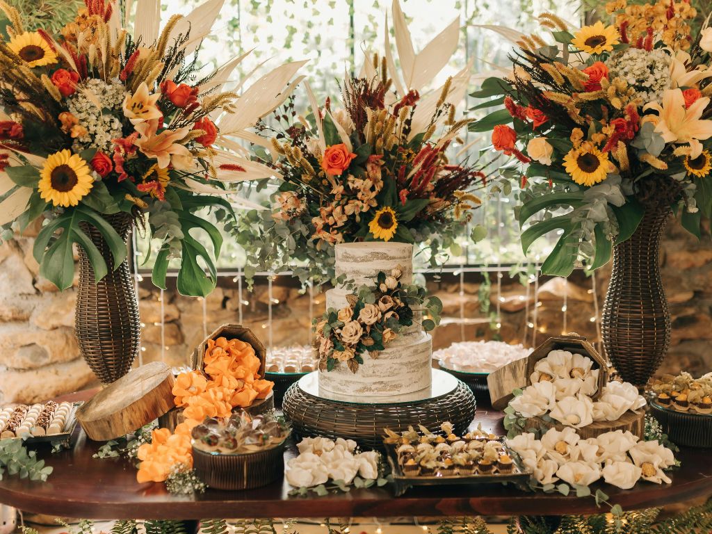 decoração girassol casamento