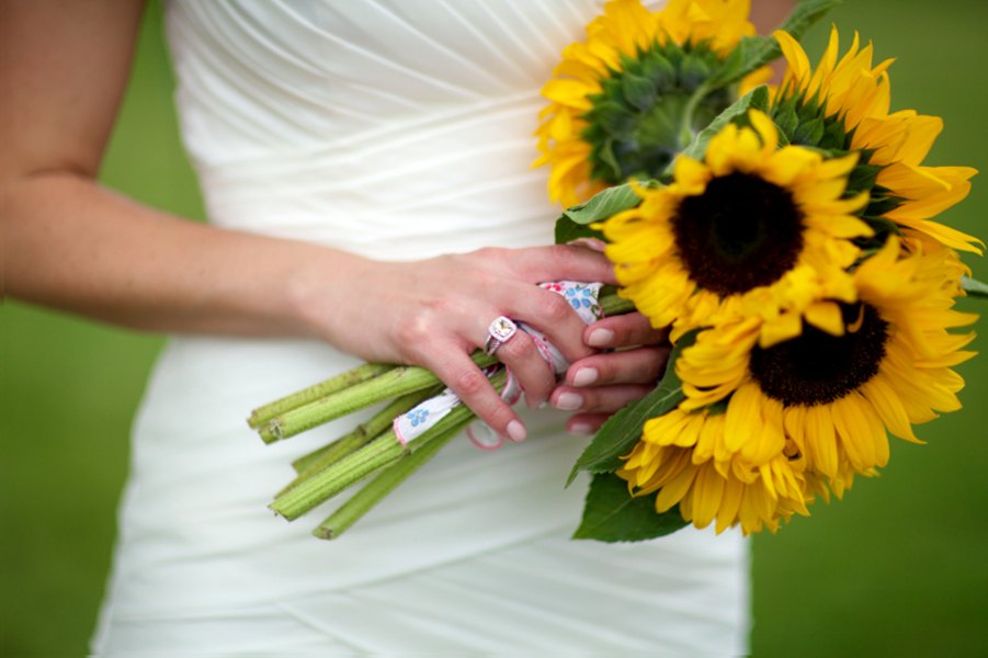 custo decoração casamento girassol barato