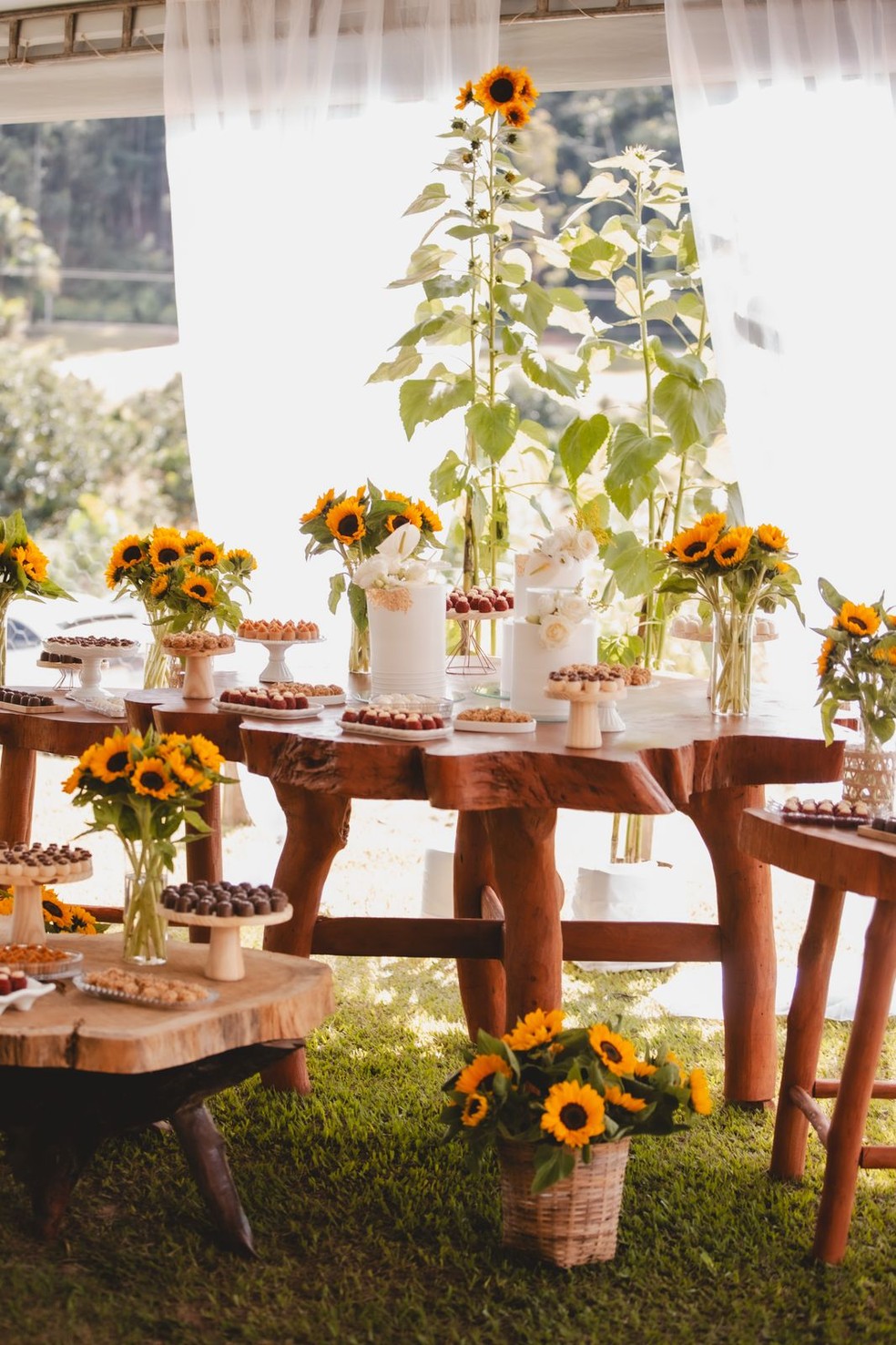 evitar erros decoração casamento girassol