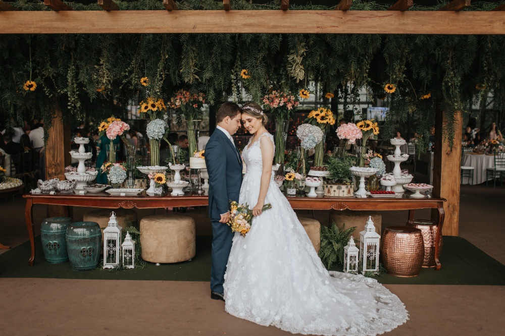 decoração girassol casamento