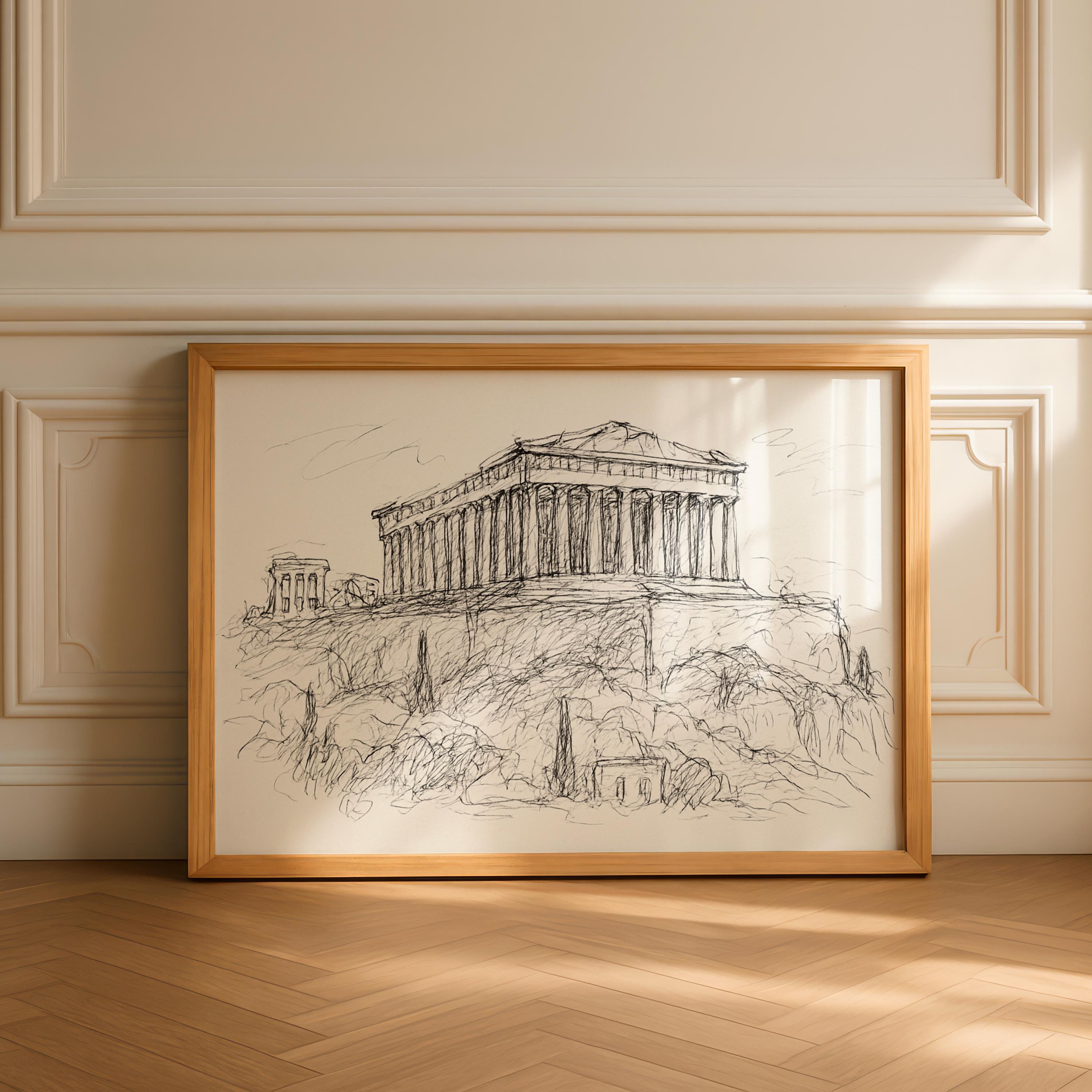 ideias decoração grecia antiga para sala